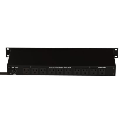 LynTec JG1120A 1U, 11 outlet, 15A, base level spike and noise suppression