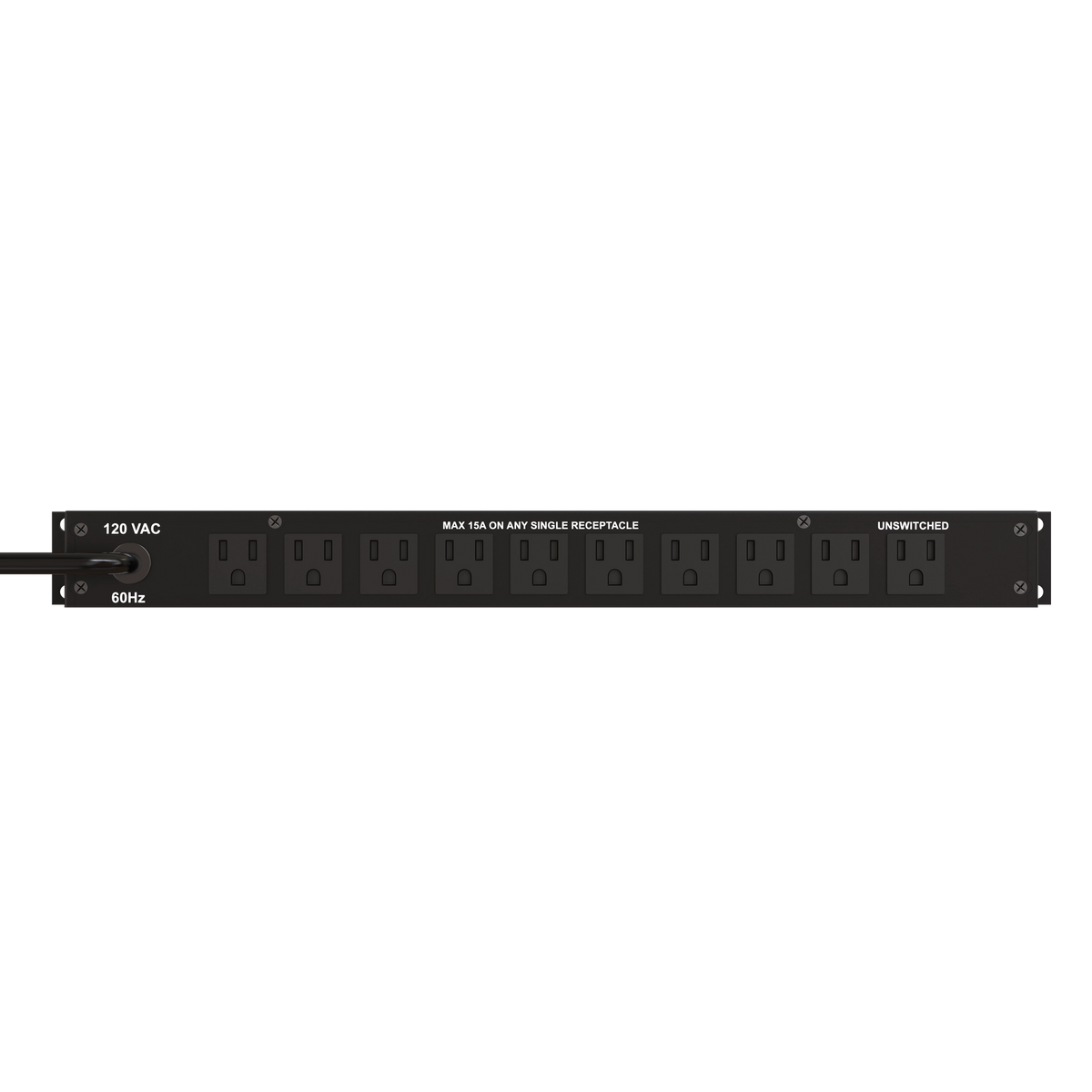 LynTec JG1120A 1U, 11 outlet, 15A, base level spike and noise suppression