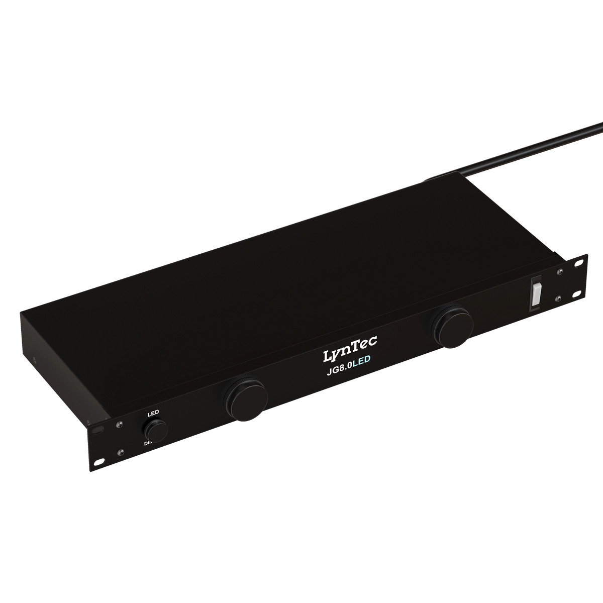 LynTec JG8LED 1U, 8 outlet, LED lights, base level spike and noise suppression