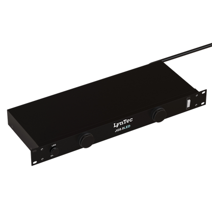 LynTec JG8LED 1U, 8 outlet, LED lights, base level spike and noise suppression