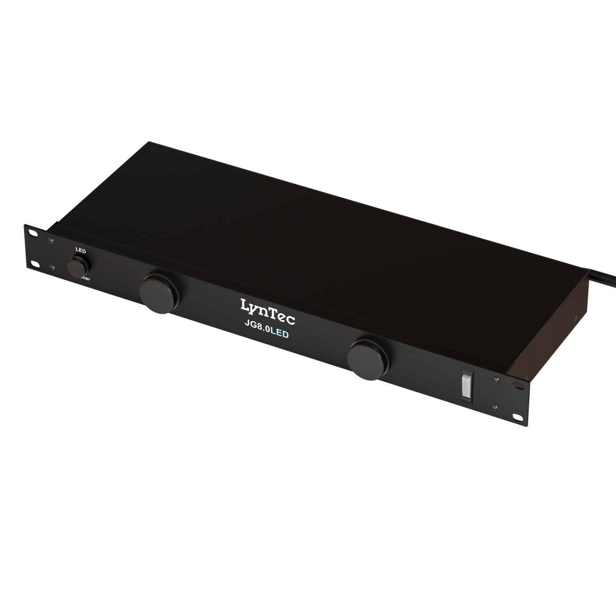 LynTec JG8LED 1U, 8 outlet, LED lights, base level spike and noise suppression