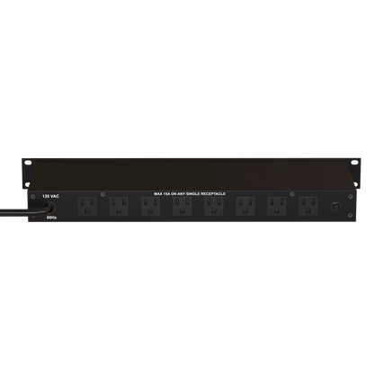 LynTec JG8LED 1U, 8 outlet, LED lights, base level spike and noise suppression