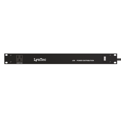 LynTec JG9 1U, 9 outlet, base level spike and noise suppression