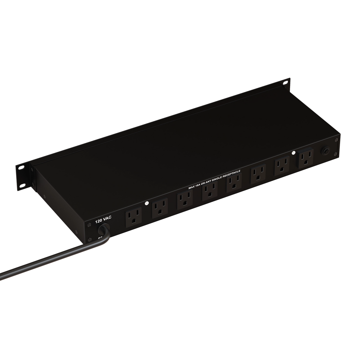 LynTec JG9 1U, 9 outlet, base level spike and noise suppression