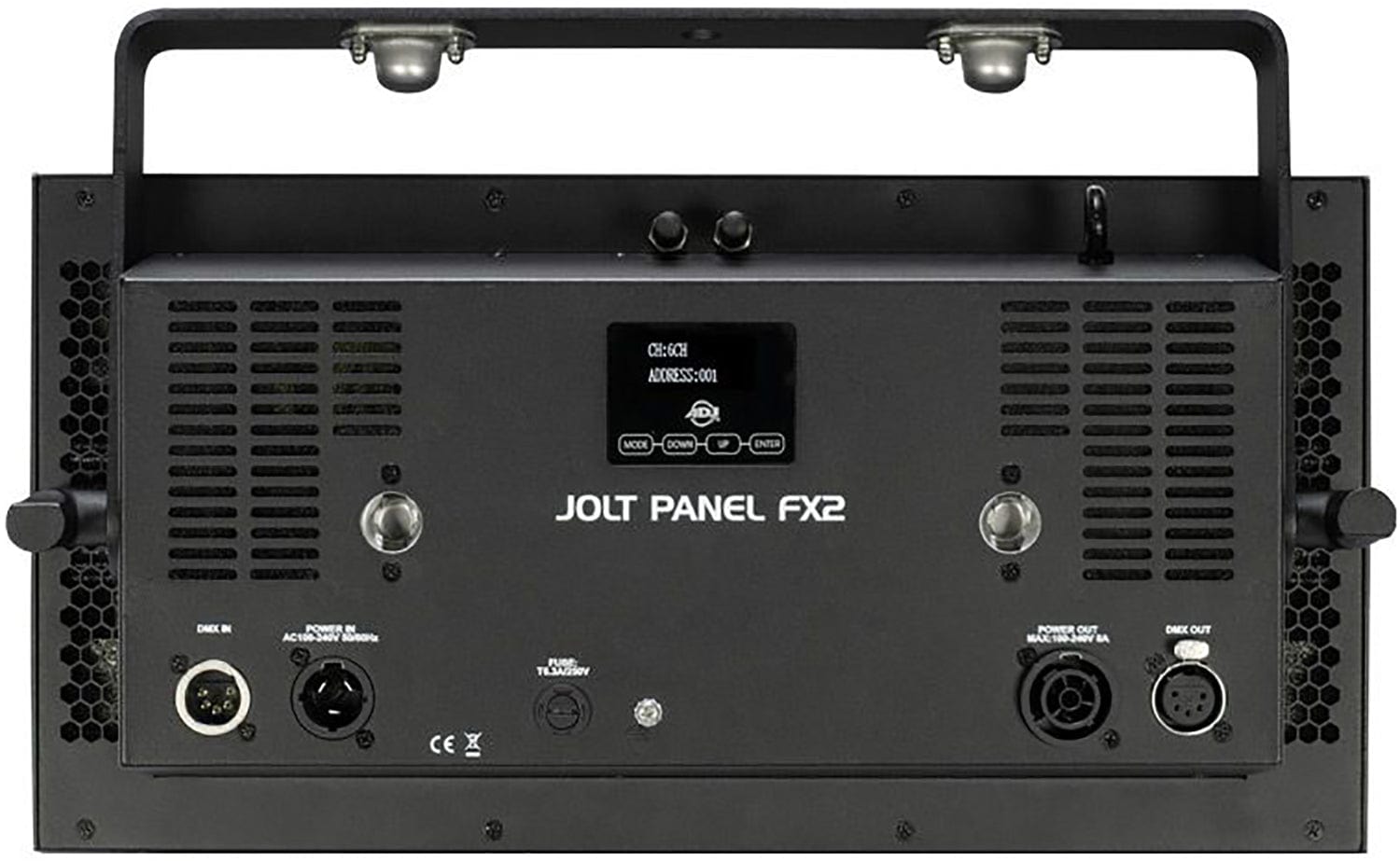 ADJ American DJ JOLT-PANEL-FX2 IP20 RGBCW LED Panel Light with Wired Digital Communication Network - PSSL ProSound and Stage Lighting