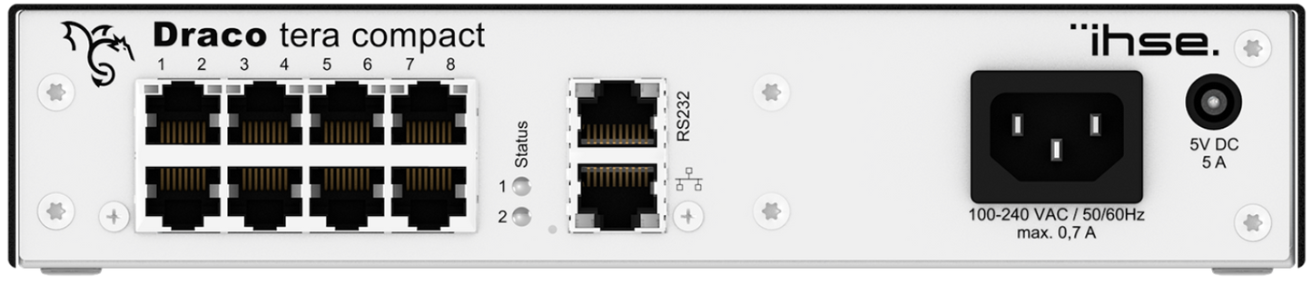 IHSE K480-08C 8 port Draco Tera Compact KVM matrix