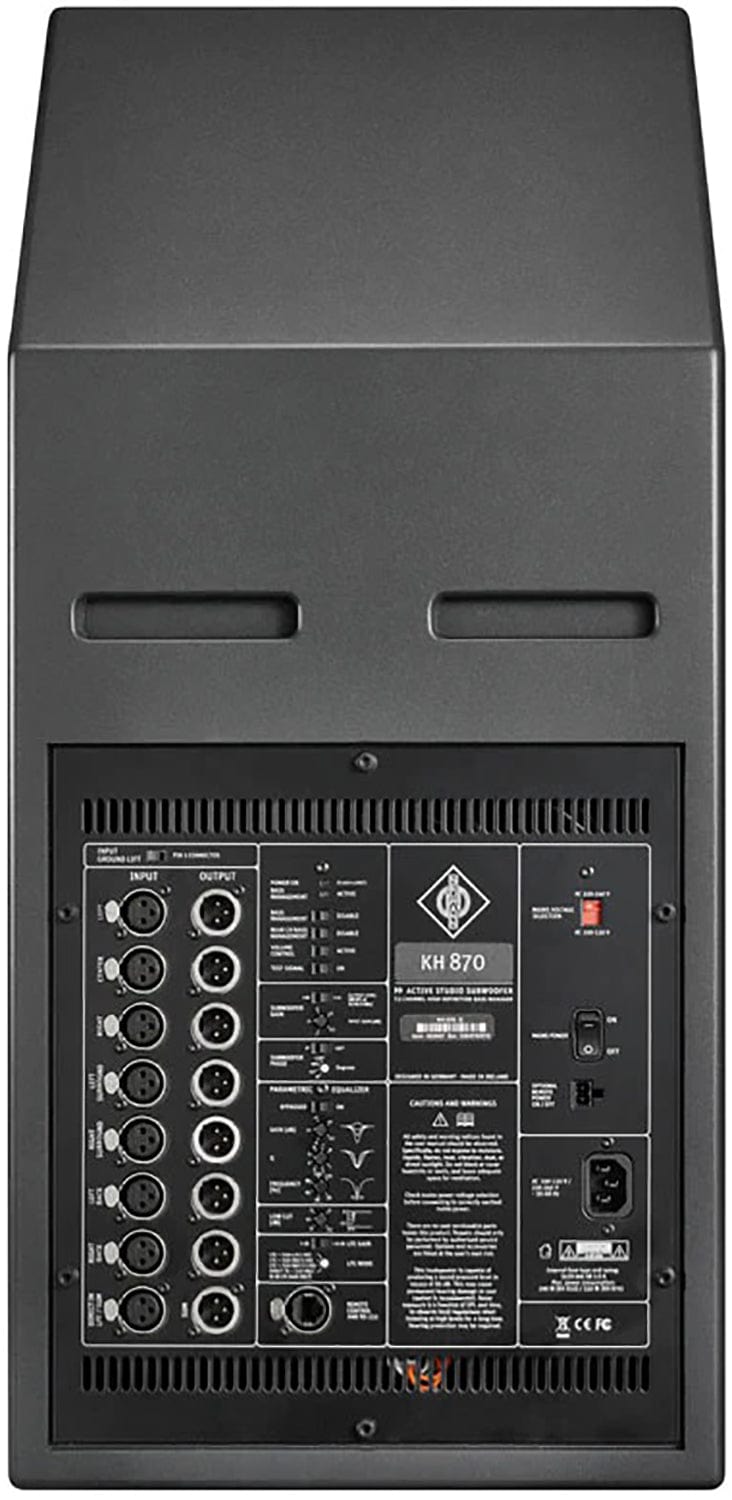 Neumann KH-870-G 2x 10-Inch Active Subwoofer with 7.1 High Definition Bass Management - PSSL ProSound and Stage Lighting