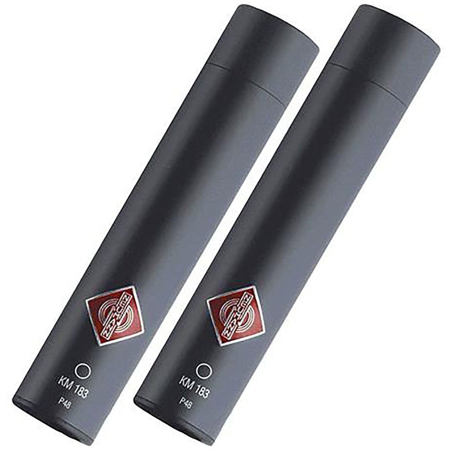 Neumann KM-183-MT-STEREOSET Stereo Microphones - 2x KM 183 / 2x SG 21 BK / 2x WNS 100 / Box - Black - PSSL ProSound and Stage Lighting