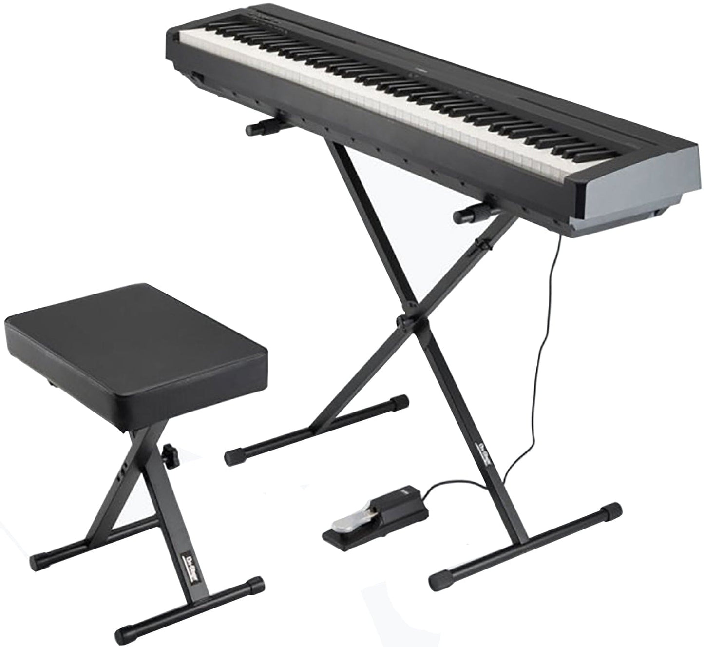 On-Stage KPK6550 Keyboard Stand and Bench Pack with Keyboard Sustain Pedal - PSSL ProSound and Stage Lighting