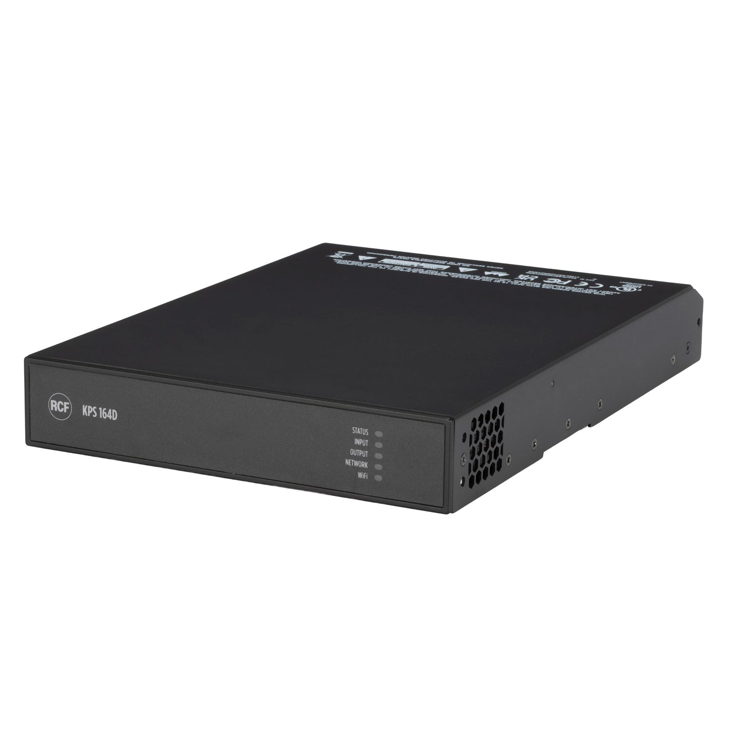 RCF KPS 164D Class D Power Amplifier with DSP, Dante-Equipped (4 X 160 W)