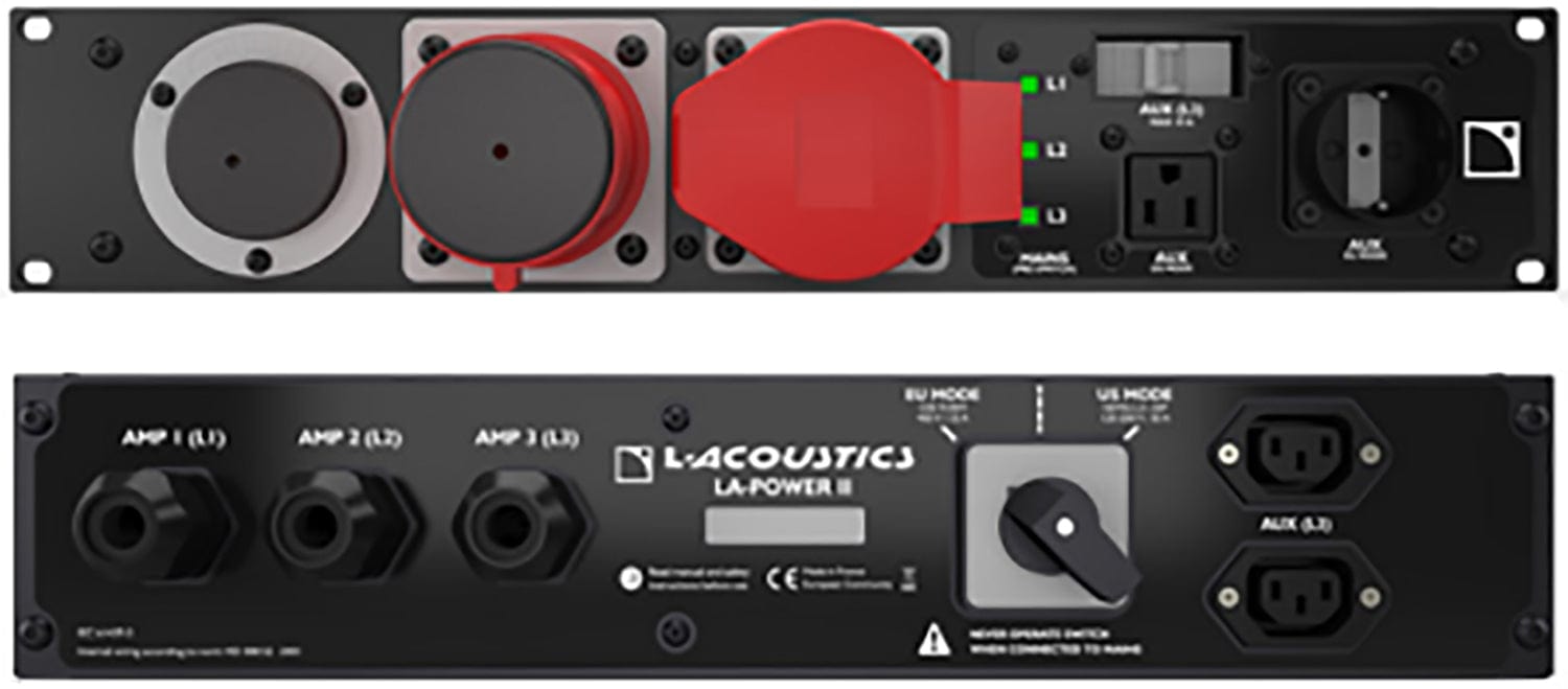 L-Acoustics KR LAPOWERII Replacent Power Panel for LA-POWER II In / Out Power Distribution Panel - PSSL ProSound and Stage Lighting