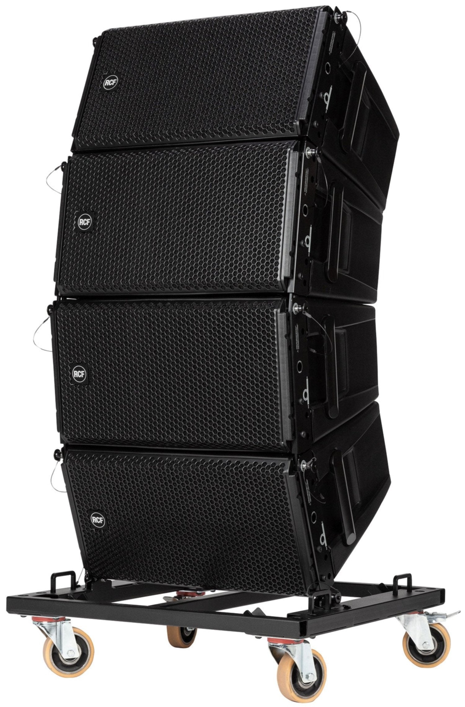 RCF KRT-WH 4X HDL 28 Cart with Wheels for HDL 28-A (4 Units Max) - PSSL ProSound and Stage Lighting