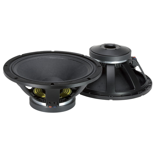 RCF L18P300 18" Power: 1000W rms, 2000W prog. Sensitivity: 97 dB Freq. Range 35-1000 Hz