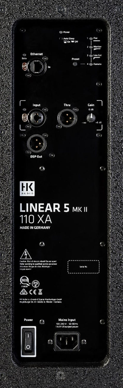 HK Audio Linear 5 MKII 110 XA 1200W 10" Active Multifunctional Loudspeaker - PSSL ProSound and Stage Lighting