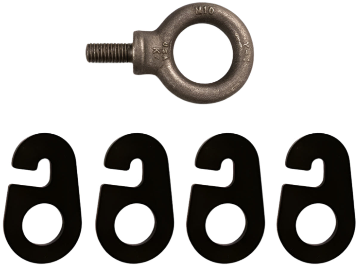 QSC LA-KIT-I Installation Kit for LA108 / LA112 - 2x Shackles / 1x Eyebolt - PSSL ProSound and Stage Lighting