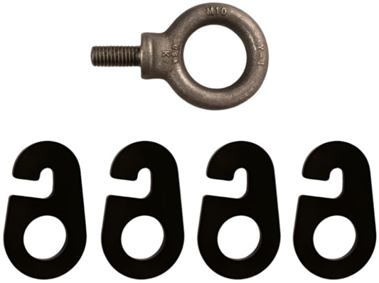 QSC LA-KIT-I Installation Kit for LA108 / LA112 - 2x Shackles / 1x Eyebolt - PSSL ProSound and Stage Lighting
