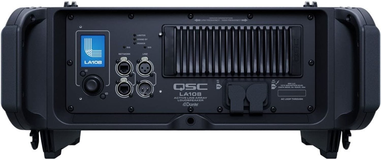 QSC LA108 8-Inch 2-Way Powered Line Array Loudspeaker – Solotech