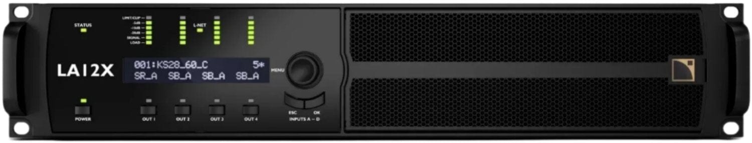 L-Acoustics LA12X Amplified Controller 4x2600w 4-Ohms - CE European Version - PSSL ProSound and Stage Lighting