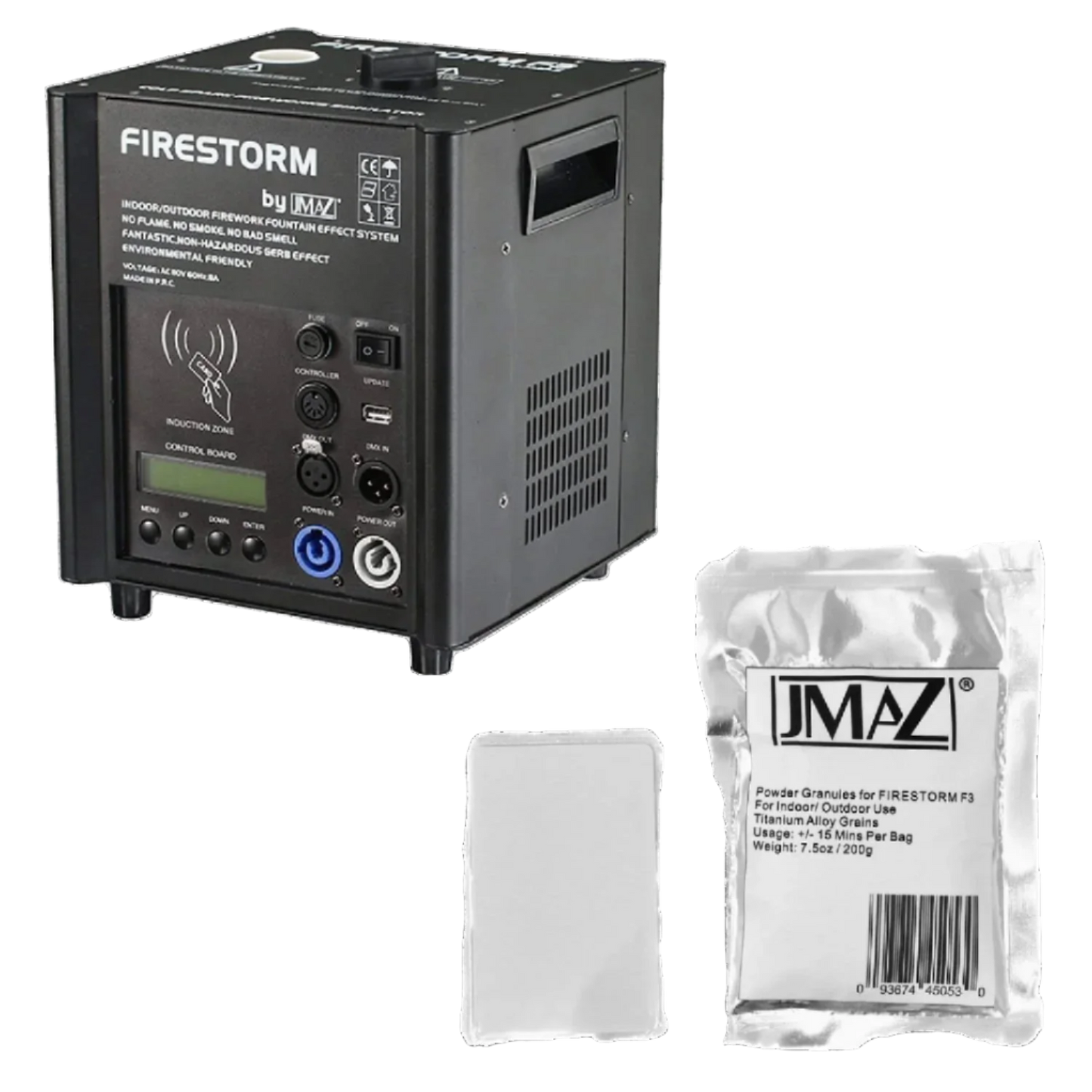 JMAZ Firestorm F3 Cold Spark Machine with Spark Powder