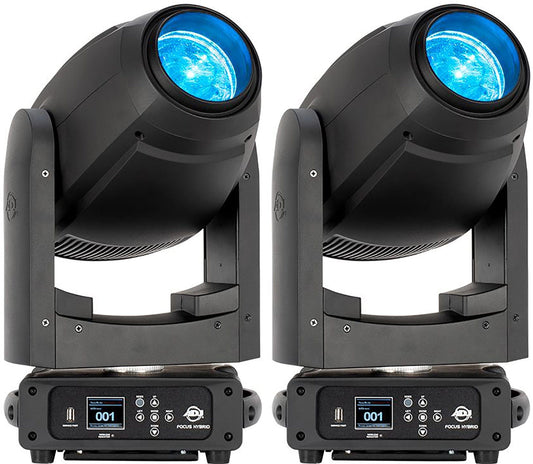 ADJ American DJ FOCUS-HYBRID 200 Watt LED Moving Head - Pair - PSSL ProSound and Stage Lighting