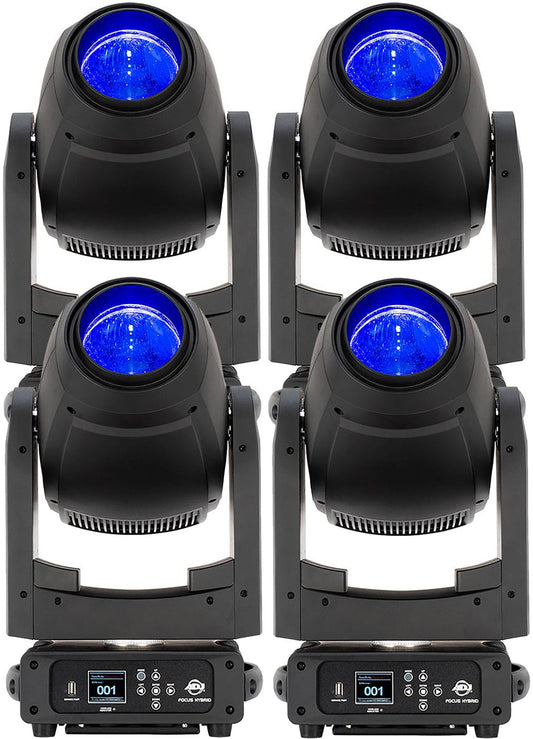 ADJ American DJ FOCUS-HYBRID 200 Watt LED Moving Head - 4 Pack - PSSL ProSound and Stage Lighting