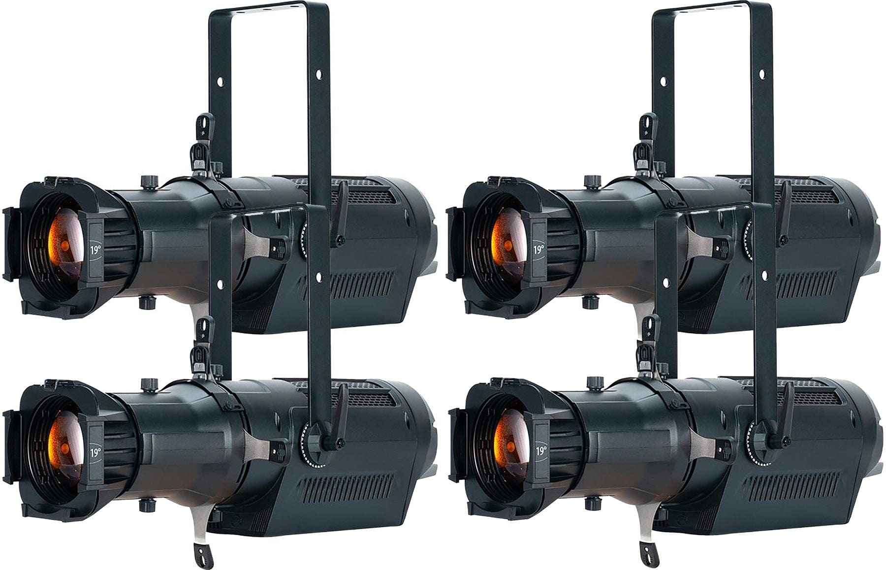 ADJ American DJ Encore Profile Pro Color 250-Watt RGBWAL LED Ellipsoidal - 4 Pack - PSSL ProSound and Stage Lighting