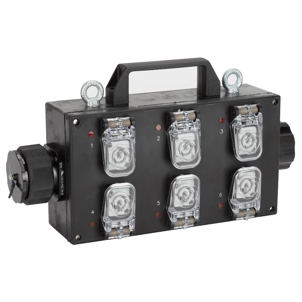 RCF LKS 19 BREAKOUT LKS19 IN/OUT Weatherproof Power Box (6X Powercon Output)