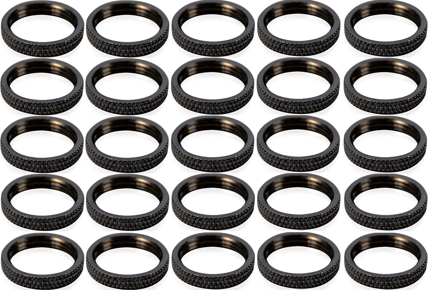 AtlasIED LR58E-25 Lock Ring for Atlas Microphone Stands - 5/8 Inch - Black (25 Pieces) - PSSL ProSound and Stage Lighting