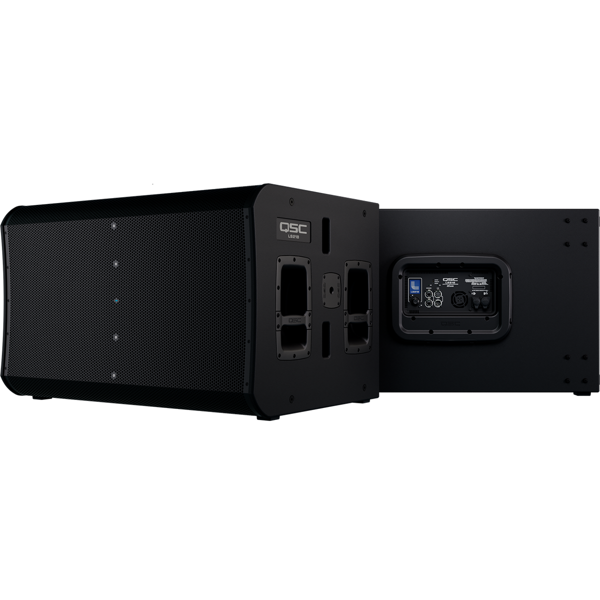 QSC LS218 Dual 18-in Direct-Radiating Active Subwoofer with Dante