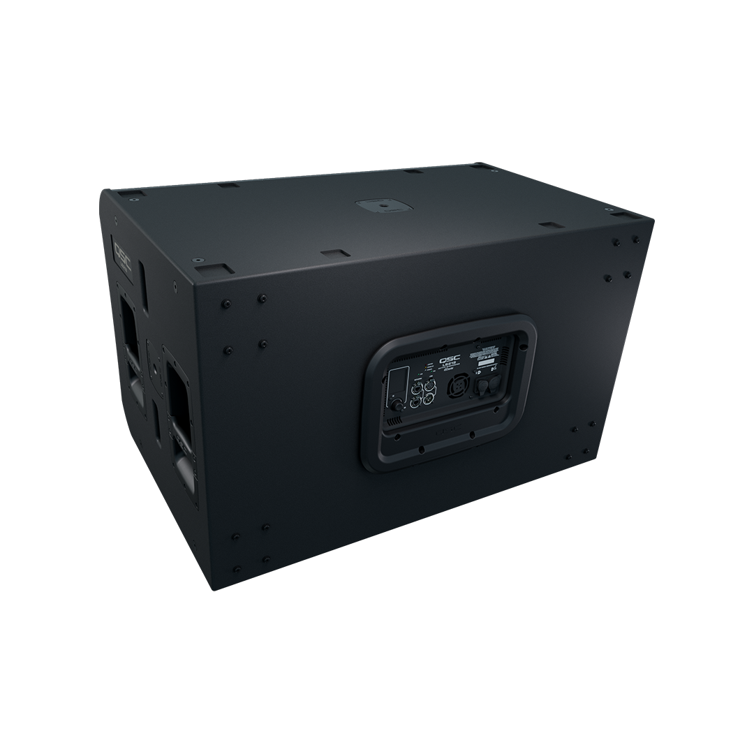 QSC LS218 Dual 18-in Direct-Radiating Active Subwoofer with Dante