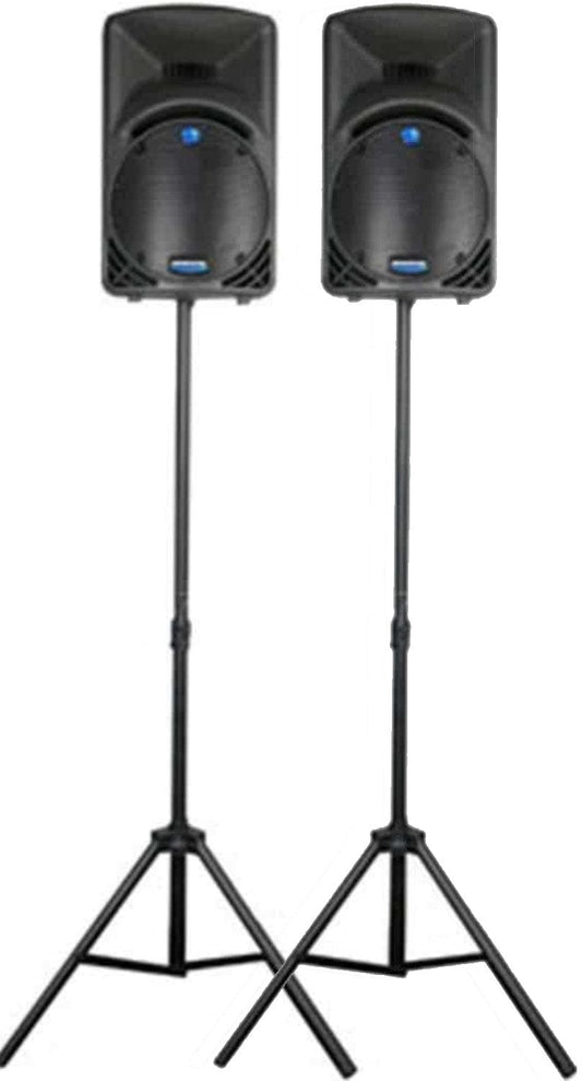 Odyssey LTS2X2B Dual Speaker Stand Set with Carry Bag - PSSL ProSound and Stage Lighting