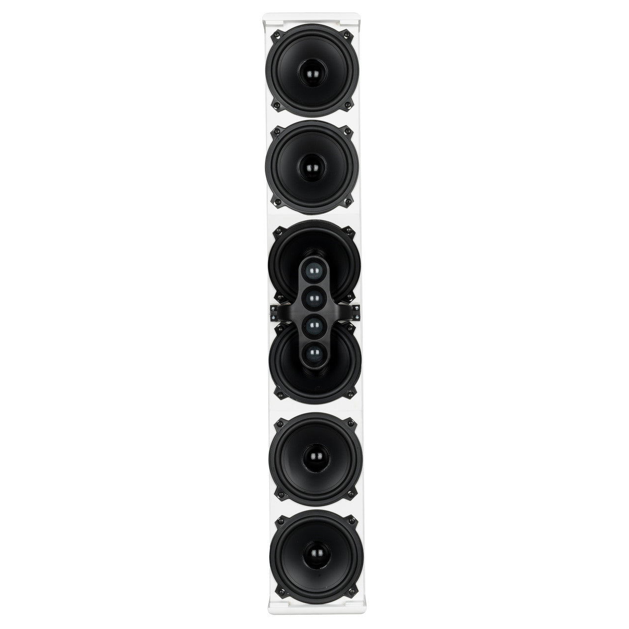 RCF LW2406-T Passive 800W 3-way Column Array - (6) 5" Woofers & (4) 1" HF Drivers (White)