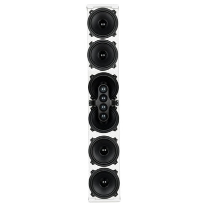RCF LW2406-T Passive 800W 3-way Column Array - (6) 5" Woofers & (4) 1" HF Drivers (White)