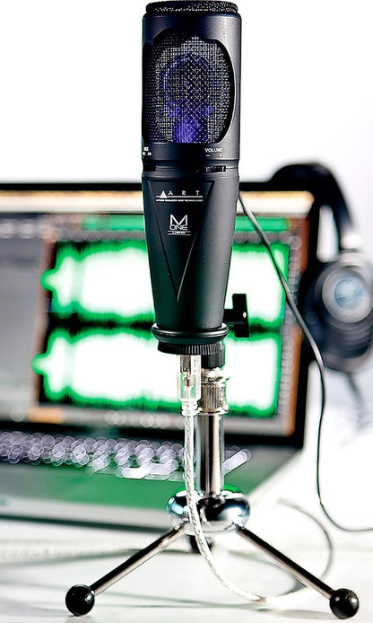 ART M-One-USB Cardioid FET Condenser Microphone with USB / Headphone Output - PSSL ProSound and Stage Lighting