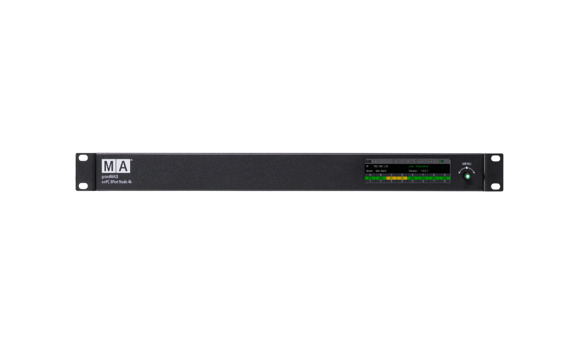 MA Lighting grandMA3 oNpc 8-Port Node 4k PoE