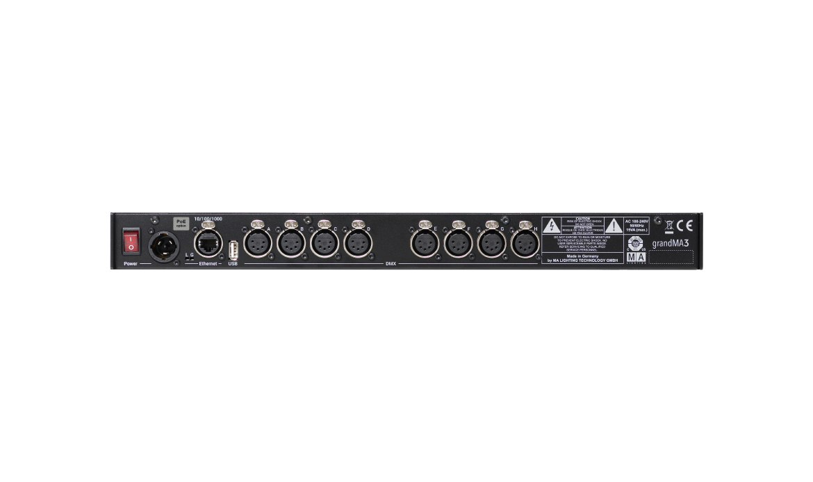 MA Lighting grandMA3 oNpc 8-Port Node 4k PoE