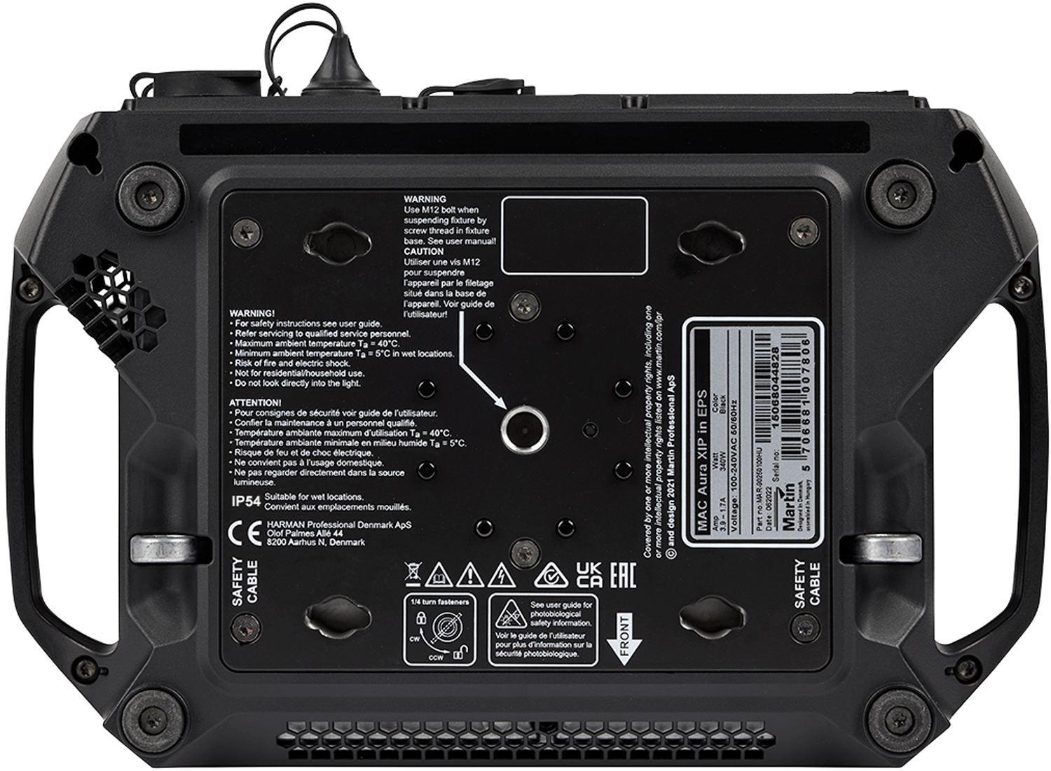 Martin MAC Aura XIP Moving Head Wash Light (in dual SiP) - PSSL ProSound and Stage Lighting