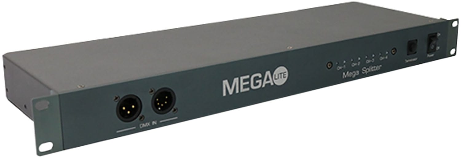 Mega Lite Mega Splitter DMX 512 Isolated Signal Splitter - PSSL ProSound and Stage Lighting