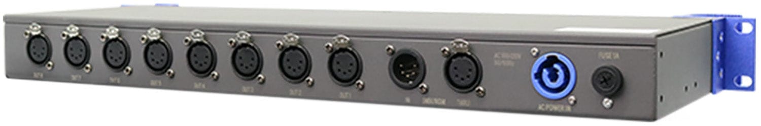 Mega Lite MEMO Splitter P8 Rackmount DMX Splitter and Signal Booster - PSSL ProSound and Stage Lighting