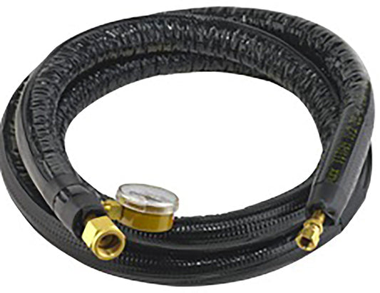 MDG 20ft Input High Pressure Refrigerated Liquid CO2 Hose w/ \Gauge - PSSL ProSound and Stage Lighting