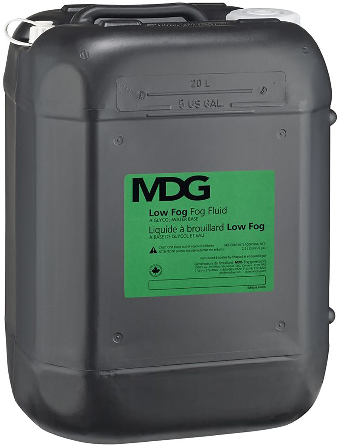 MDG 20 Litre Bottle of Low Fog Fluid - PSSL ProSound and Stage Lighting
