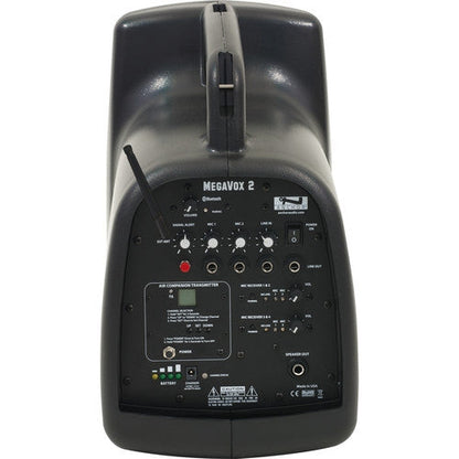 Anchor Audio MEGA2-XU4 Megavox 2 XU4, battery powered PA system, Bluetooth & Anchor-Air cablefree network transmitter & Anchor-Link 4 wireless mic capacity