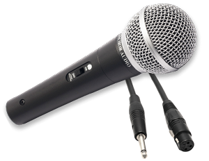 Anchor Audio MIC-90P Wired handheld mic with 20 ft. cable (1/4” plug)