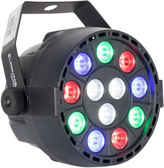 Eliminator Mini Par RGBW LED 12 x 1 Watt RGBW LED Light - PSSL ProSound and Stage Lighting