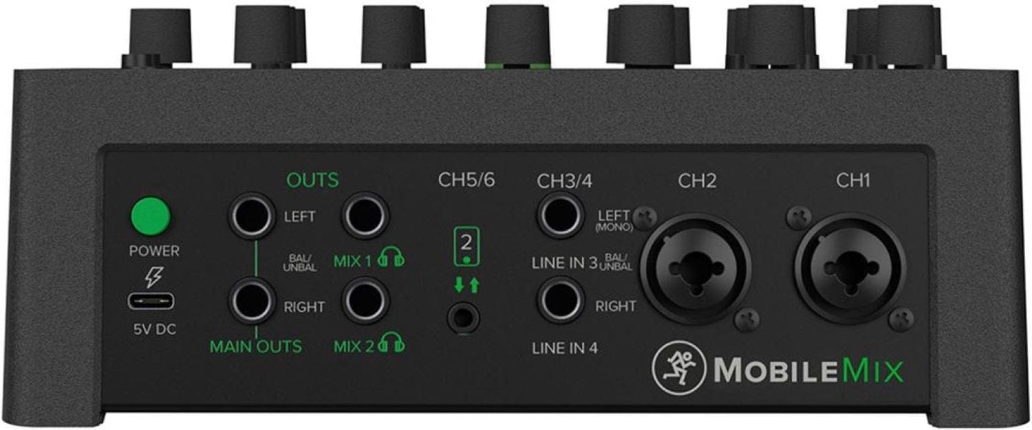 Mackie MobileMix 8-Channel USB-Powerable Mixer for A/V Production/Live Sound/Streaming - PSSL ProSound and Stage Lighting