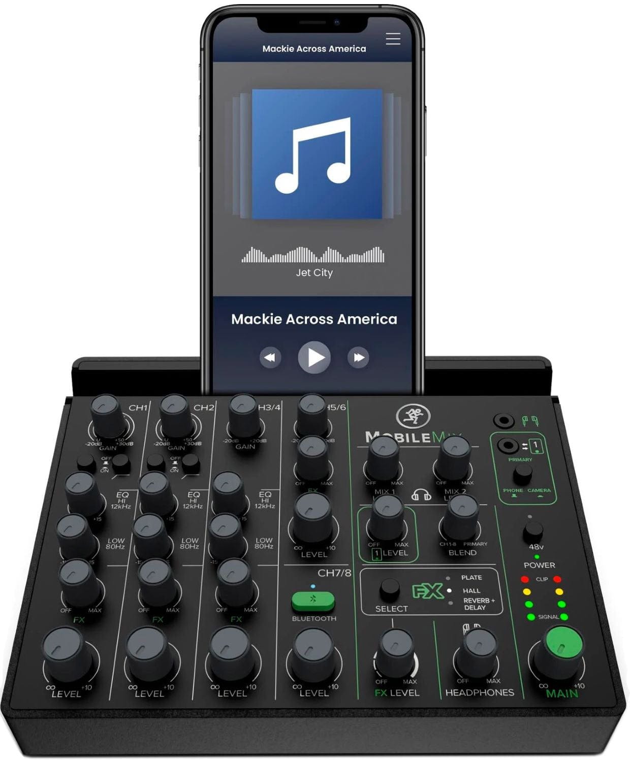 Mackie MobileMix 8-Channel USB-Powerable Mixer for A/V Production