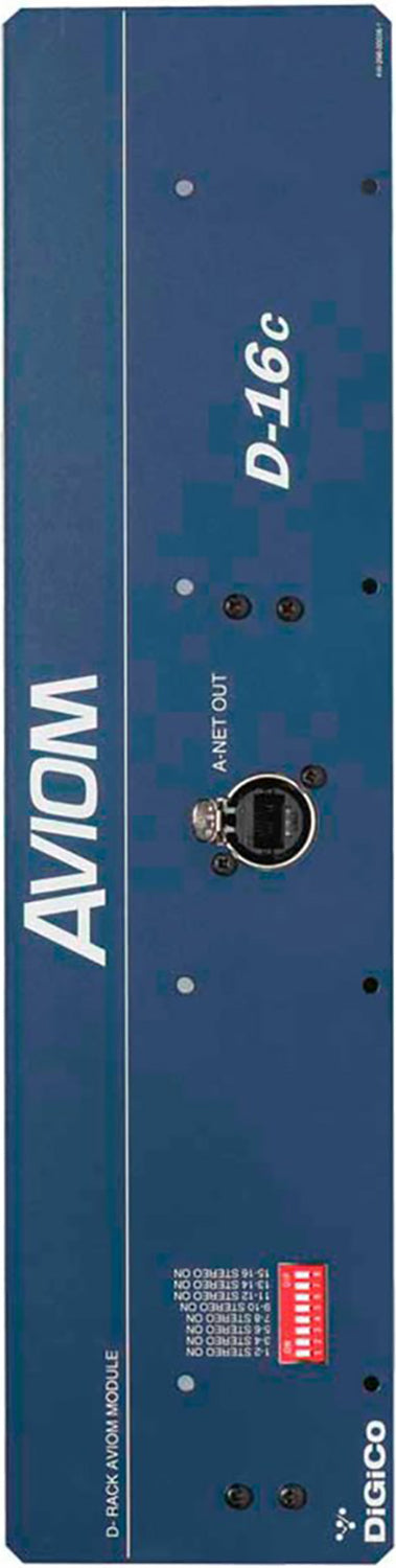 DiGiCo MOD-D2R-AVIOM-16 D-16c 16-Mono/8-Stereo Channel AVIOM D2 Series A-Net Expansion Card with CAT5e Connector - PSSL ProSound and Stage Lighting