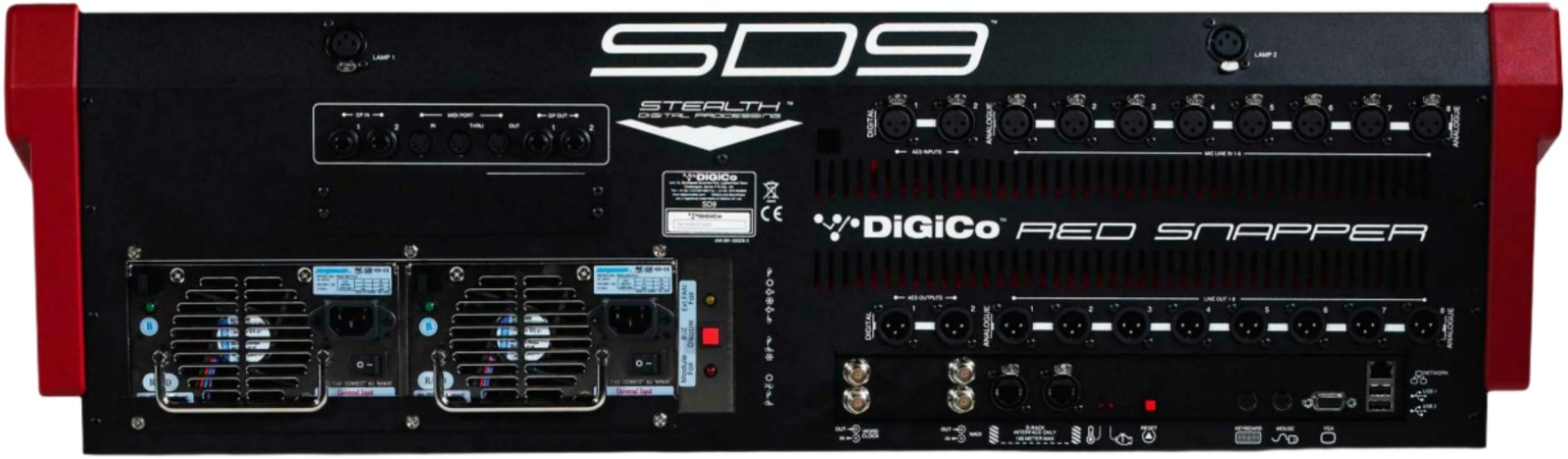 DiGiCo SD9 Digital Mixing Console Multi-Mode HMA Optics Upgrade