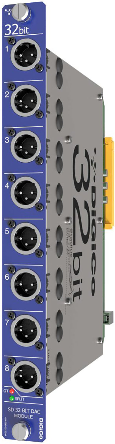 DiGiCo SD Series Digital Console 'Ultimate Stadius' 32-Bit Output Card (8 Line Output Card) - PSSL ProSound and Stage Lighting