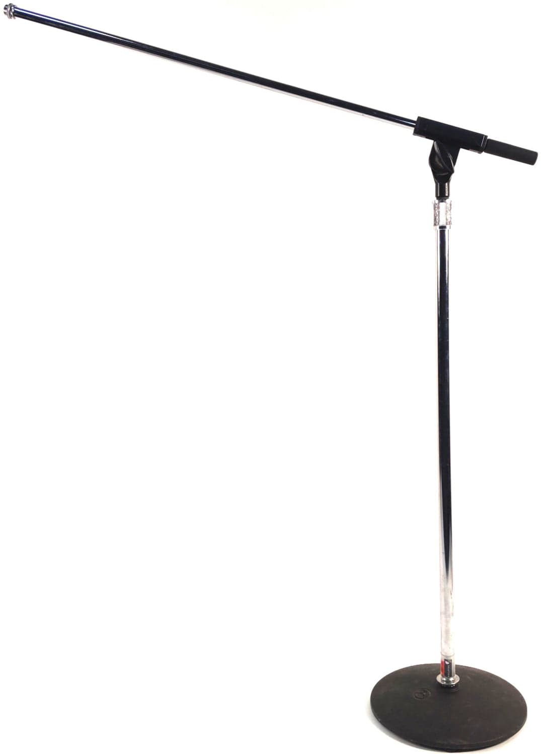 Atlas MS-10CE Chrome Mic Stand w/ Round Base & Boom Arm - Solotech